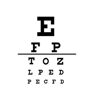 Dot Vision Test Chart