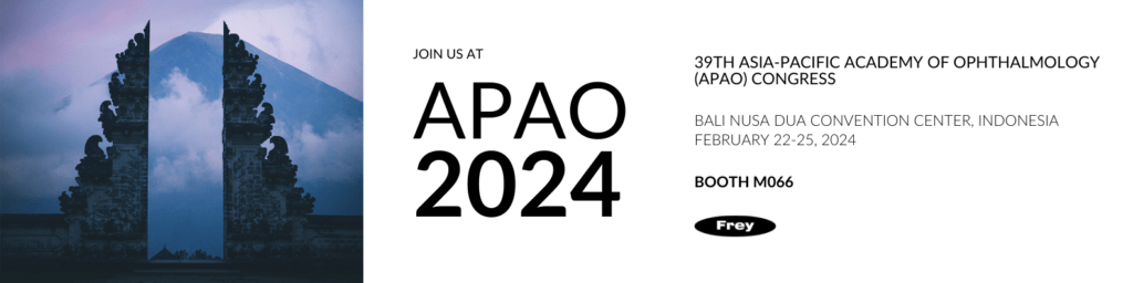 FREY ophthalmic devices will be presented during APAO 2024, Bali